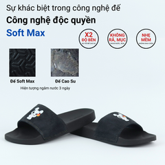 Dép quai ngang da bò lộn Thỏ Chằn Lửa HISHOO U113