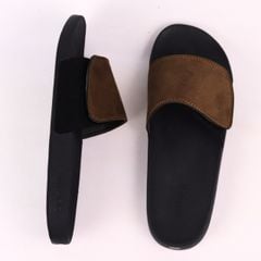 Dép quai ngang da bò Xé dán HISHOO U115