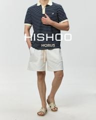 Dép đế trấu birken chữ H premium HISHOO B095