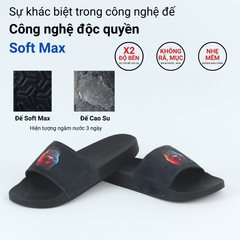 Dép quai ngang da bò Cục Đất Yêu Cậu HISHOO U113