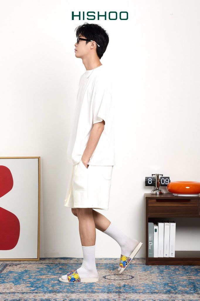 Dép quai ngang da bò lộn Monster Wonderland HISHOO U112