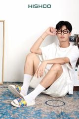 Dép quai ngang da bò lộn Monster Wonderland HISHOO U112