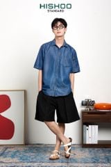 Dép đế trấu birken quai ngang xỏ ngón HISHOO S098