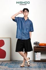 Dép đế trấu birken quai ngang xỏ ngón HISHOO S098