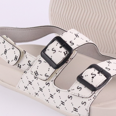 Giày Đi Học Sandal 2 khoá Monogram HISHOO D132