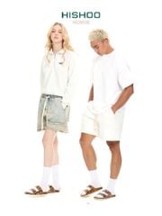 Dép đế trấu birken 2 khoá Nâu Vân Rắn premium HISHOO B093