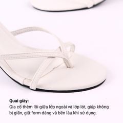 Giày Cao Gót Cao 7cm Quai Mảnh Hishoo S016