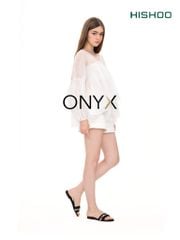 Dép Lê Nữ Đế Bệt Quai Ngang Đính Đá Có Bigsize HISHOO S063