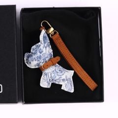 Móc khóa Charm [Chó Jouy] phụ kiện gắn túi xách, móc chìa khóa Hishoo C002