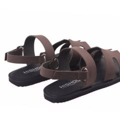 Dép Sandal Daily Trek Sandal (Sandal đi bộ đường dài) Nam chữ H lót da premium Felix HISHOO P115