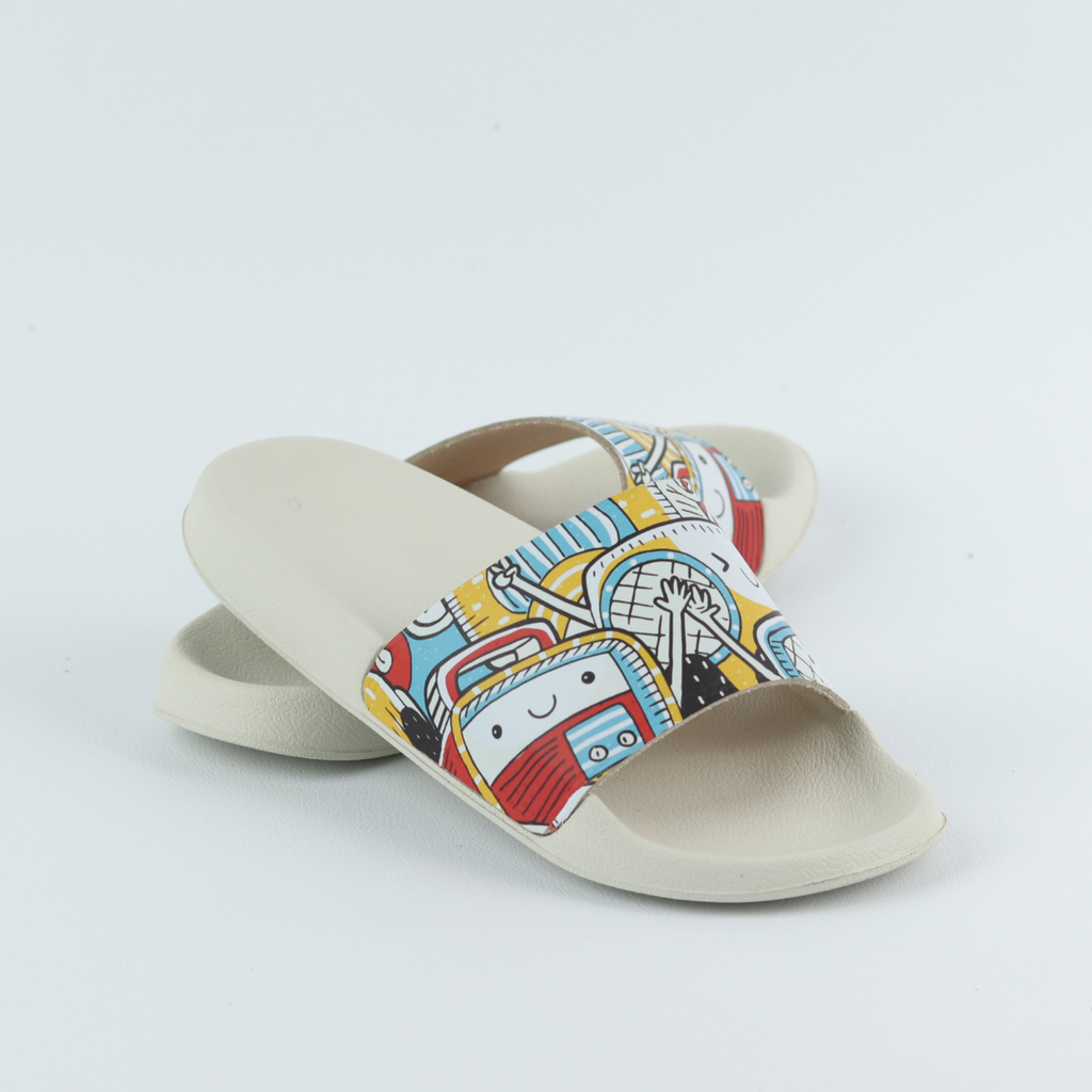 Dép quai ngang da bò lộn Xứ Sở Đồ Đạc HISHOO U112