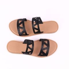 Dép Lê Nữ Đế Bệt Quai Ngang Hoạ Tiết HISHOO S065