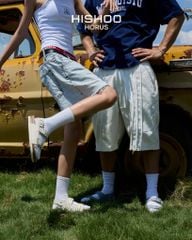 Dép đế trấu sandal birken quai ngang 2 khoá premium HISHOO B102