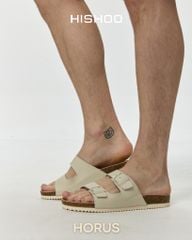 Dép đế trấu birken 2 khoá premium HISHOO B093