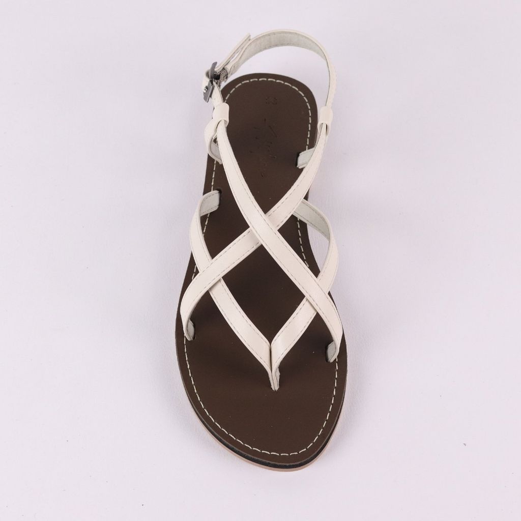 Giày Sandal Nữ Quai Ngang Có Bigsize Hishoo S023