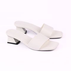 Giày Cao Gót 5cm Đế Vuông Quai Ngang Hishoo S039