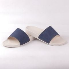 Dép quai ngang Nubuck Xanh navy HISHOO U111