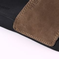 Dép quai ngang da bò Xanh lá da lộn HISHOO U114