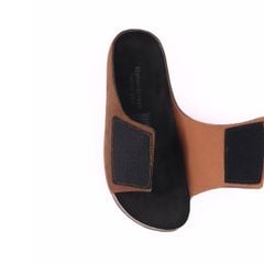 Dép đế trấu birken xé dán Form Công Thái Học quai ngang da lộn HISHOO R108