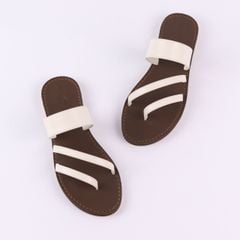 Dép Lê Nữ Xỏ Ngón Đế Bệt Quai Ngang có Bigsize HISHOO S035