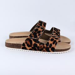 Dép đế trấu birken xé dán Beo Cowhide HISHOO M105