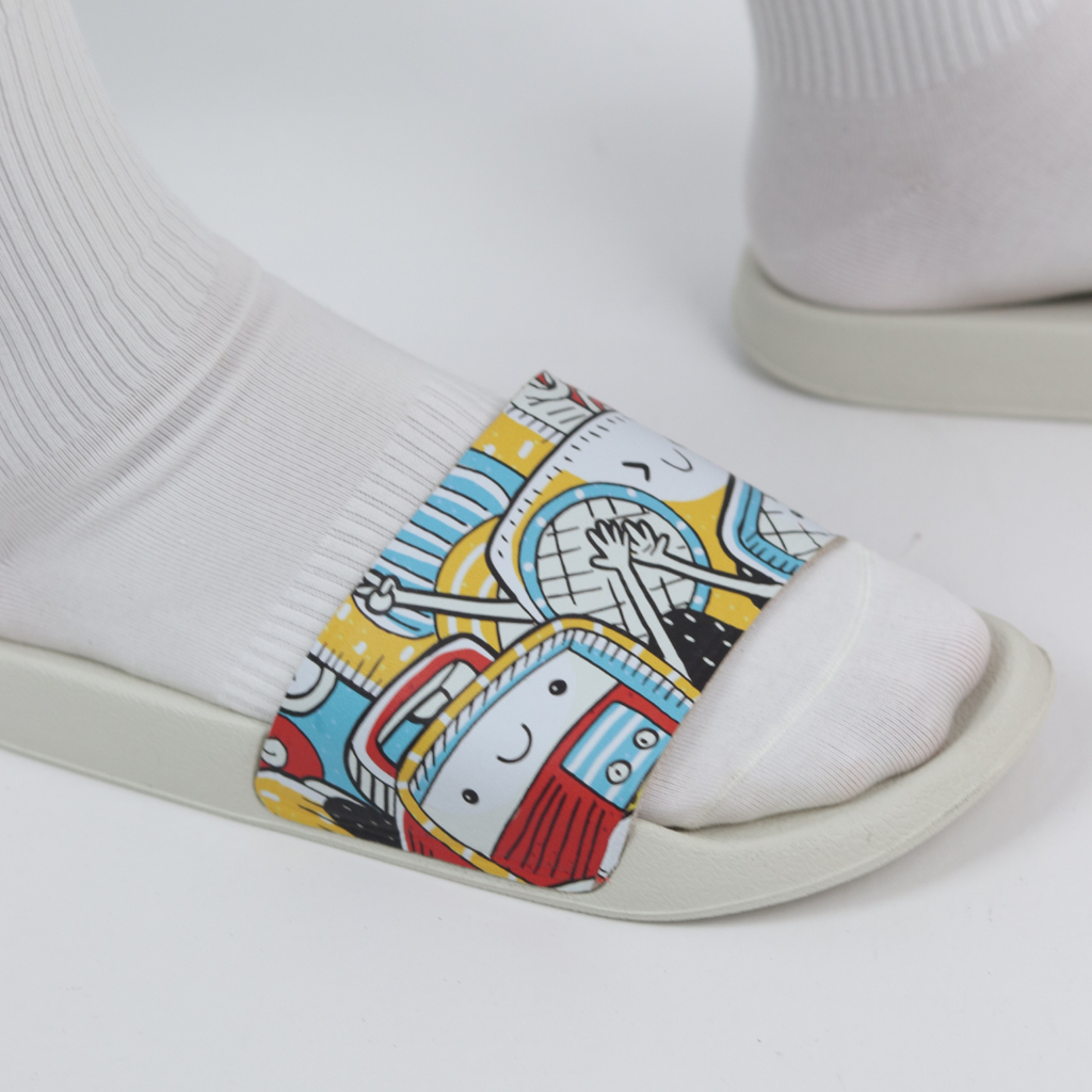 Dép quai ngang da bò lộn Xứ Sở Đồ Đạc HISHOO U112