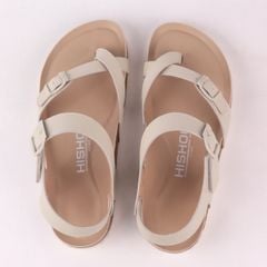 Dép đế trấu birken sandal quai ngang xỏ ngón premium HISHOO B118