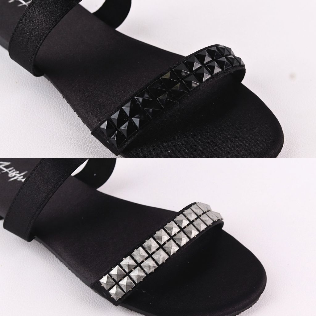 Dép Lê Nữ Đế Bệt Quai Ngang Đính đá 1 quai có Bigsize HISHOO S134