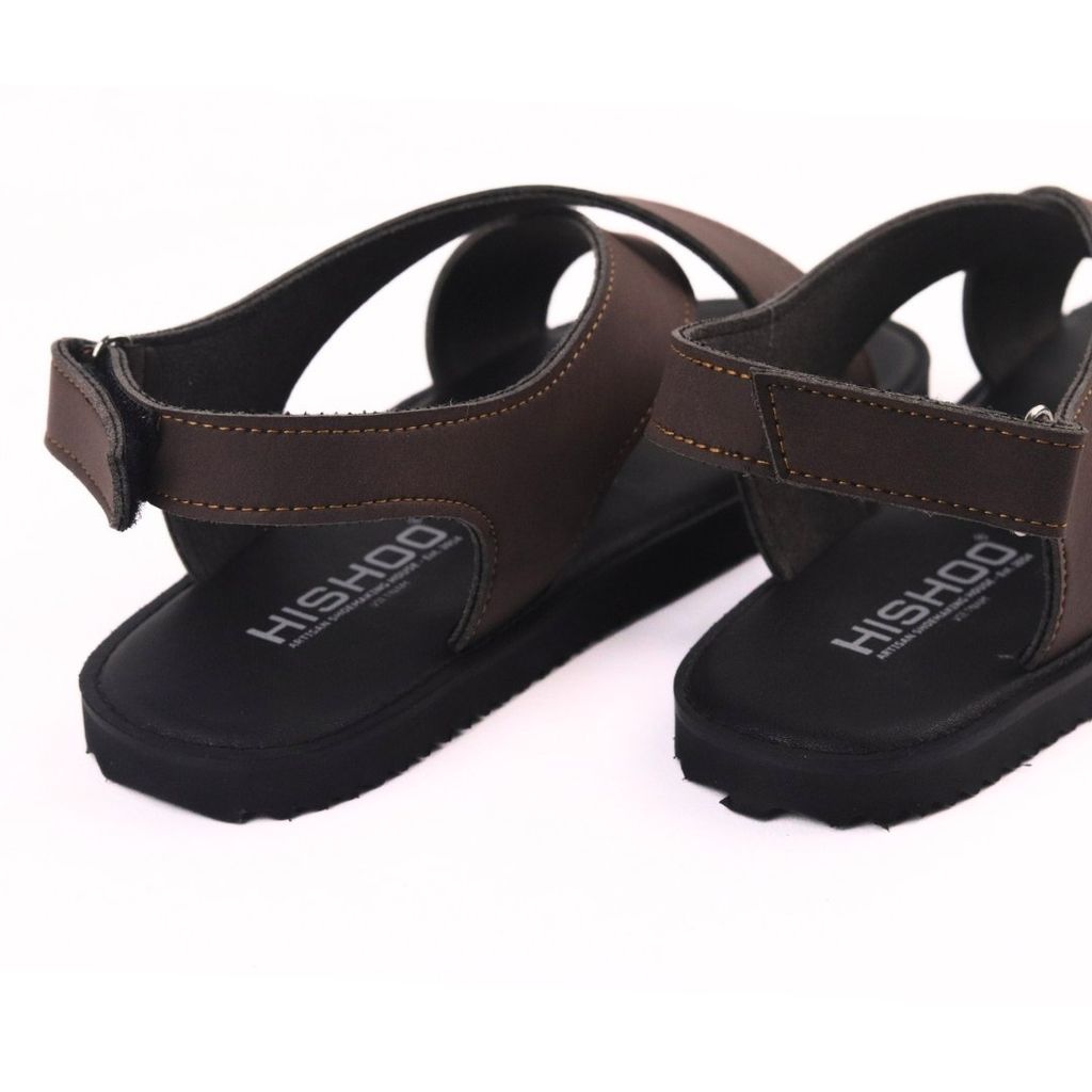 Dép Sandal Daily Trek Sandal (Sandal đi bộ đường dài) Nam quai chéo lót da premium Felix HISHOO P002