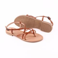 Giày Sandal Nữ Quai hậu Xỏ Ngón Dây Mảnh Hishoo S022