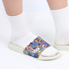 Dép quai ngang da bò lộn Monster Wonderland HISHOO U112