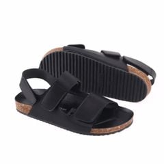 Dép đế trấu Sandal birken quai ngang da bò HISHOO M110