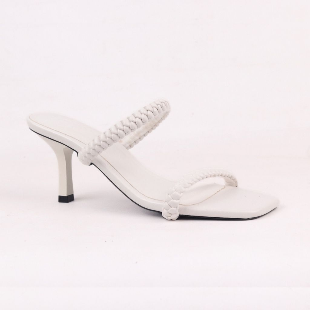 Giày Cao Gót 7cm Quai Ngang Gót Nhọn Hishoo S003