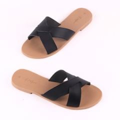 Dép Lê Nữ Đế Bệt Quai Chéo HISHOO S058