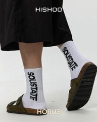 Dép đế trấu birken 2 khoá da lộn premium HISHOO H093