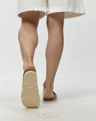 Dép đế trấu birken chữ H premium HISHOO B095