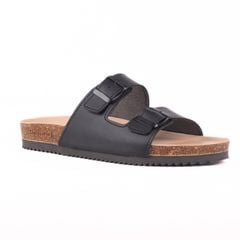 Dép đế trấu birken bé trai bé gái 2 khoá premium HISHOO B093