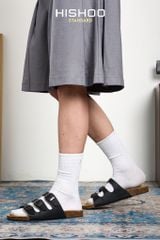 Dép đế trấu birken quai ngang 3 khoá HISHOO S092