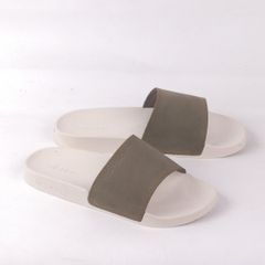 Dép quai ngang Nubuck Xanh rêu HISHOO U111