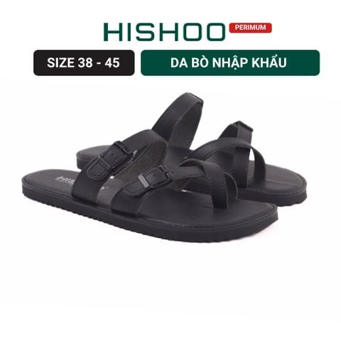 Dép lê bệt Daily Trek sandal (sandal đi bộ đường dài) Nam xỏ ngón lót da premium Felix HISHOO P098