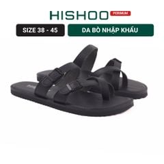 Dép lê bệt Daily Trek sandal (sandal đi bộ đường dài) Nam xỏ ngón lót da premium Felix HISHOO P098
