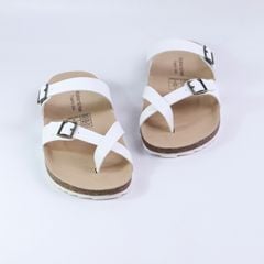 Dép đế trấu birken quai ngang xỏ ngón HISHOO S098