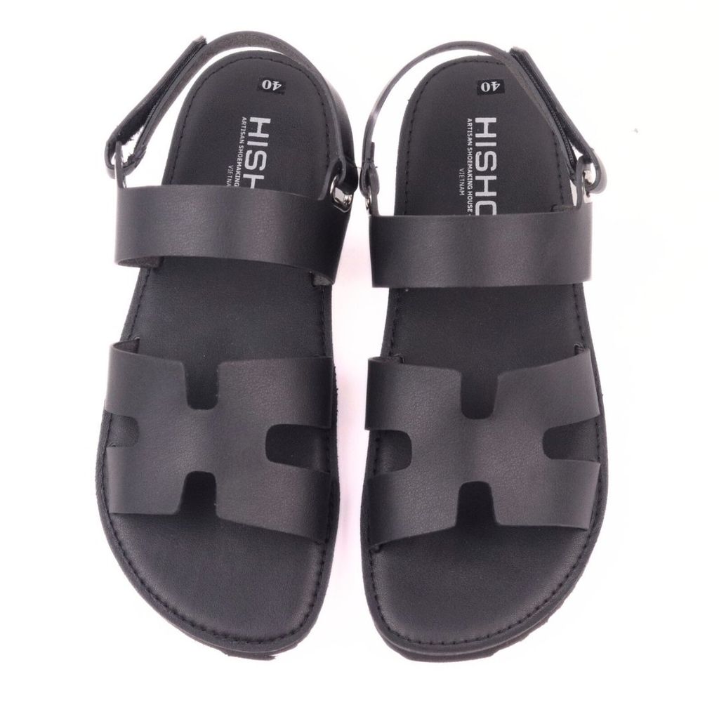 Dép Sandal Daily Trek Sandal (Sandal đi bộ đường dài) Nam chữ H lót da premium Felix HISHOO P115