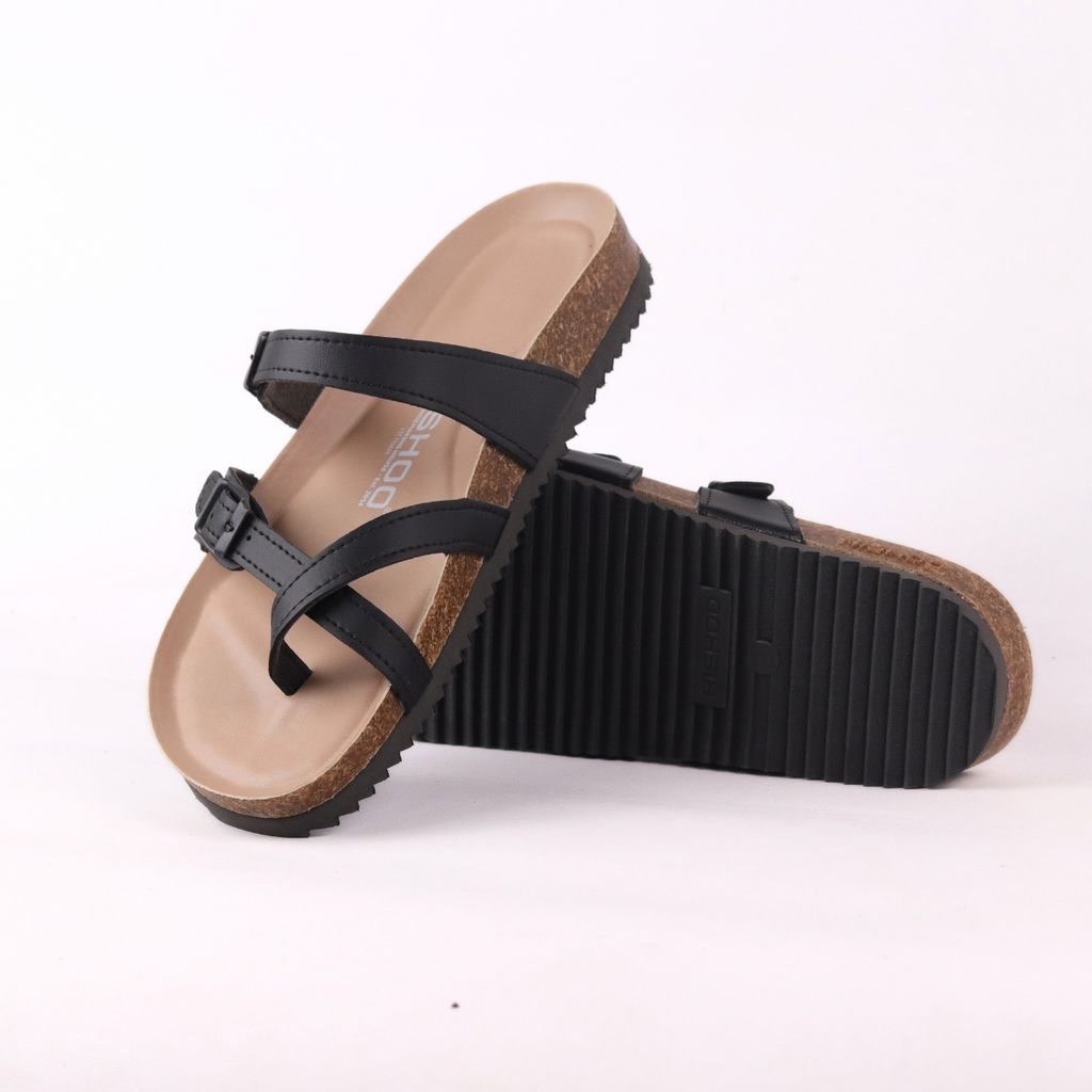Dép đế trấu birken bé trai bé gái  xỏ ngón premium HISHOO B098
