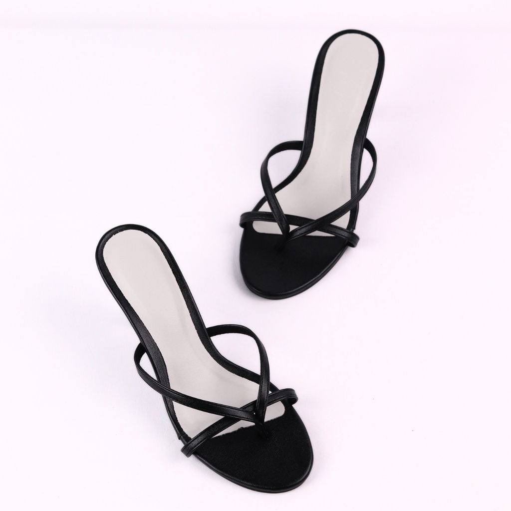 Giày Cao Gót Cao 7cm Quai Mảnh Hishoo S016