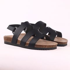 Dép đế trấu birken sandal chữ H premium HISHOO B115