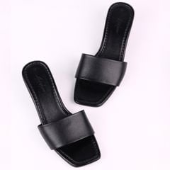 Giày Cao Gót 5cm Đế Vuông Quai Ngang Hishoo S039