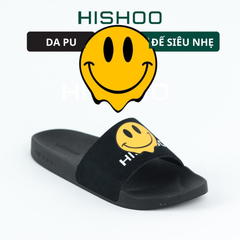 Dép quai ngang da bò lộn Smiley HISHOO U112