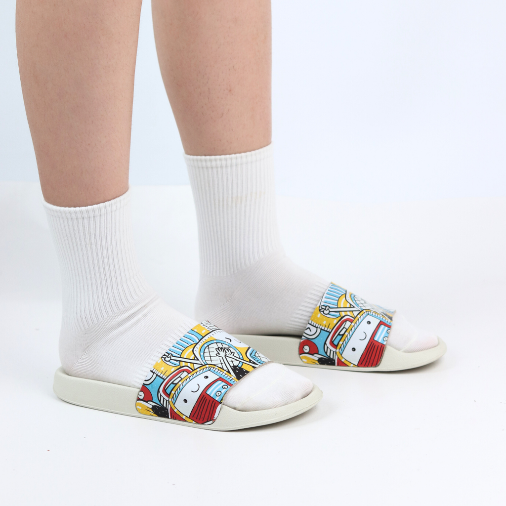 Dép quai ngang da bò lộn Xứ Sở Đồ Đạc HISHOO U112