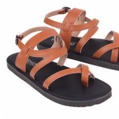 Dép Sandal Daily Trek sandal (sandal đi bộ đường dài) Nam quai chéo lót da premium Felix HISHOO P030